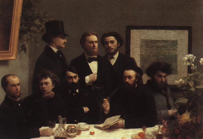 Henri Fantin-Latour The Corner of the Table Sweden oil painting art
